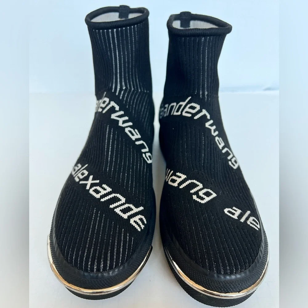 Alexander Wang Pia Logo Knit Sneaker